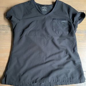 Jaanuu black scrub top